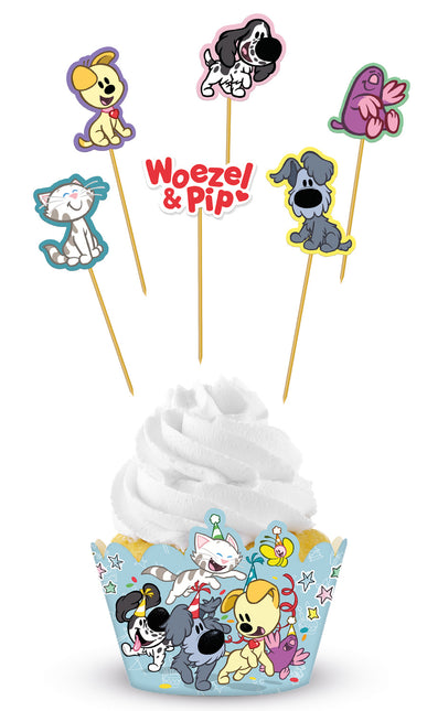 Woezel En Pip Cupcake Toppers 6pcs