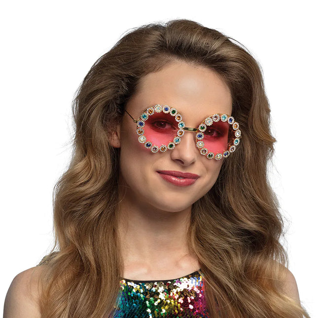 Lunettes roses Diamant