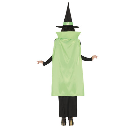 Costume de sorcière d'Halloween Dames Vert