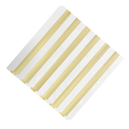 Serviettes de table dorées 33cm 12pcs