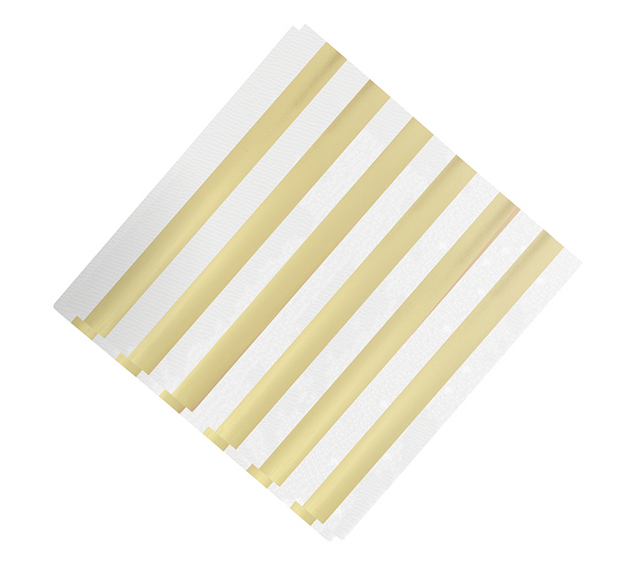 Serviettes de table dorées 33cm 12pcs