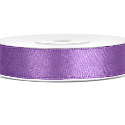 Ruban Satin Lilas 12mm 25m