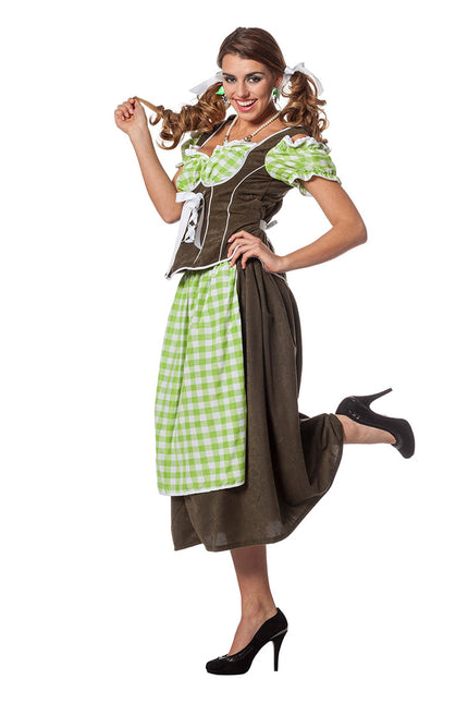 Robe Dirndl verte Oktoberfest Ladies