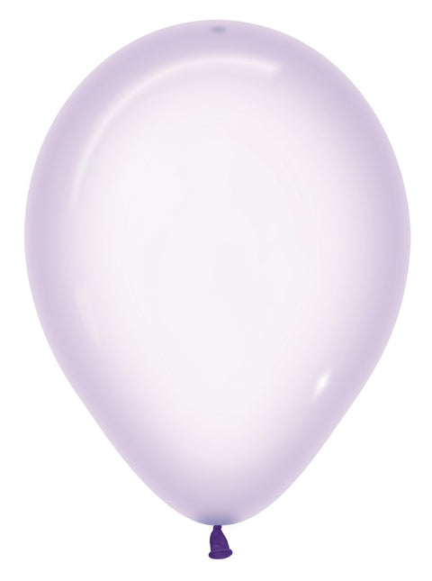 Ballons Crystal Pastel Lilas 350 30cm 50pcs