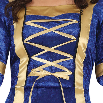 Costume Jonkvrouw Bleu Dames