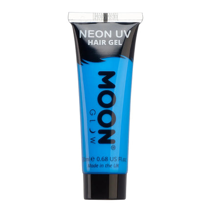 Gel capillaire UV Moon Glow Neon Bleu intense 20ml