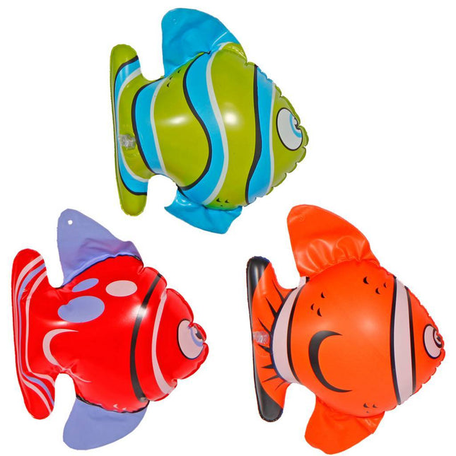 Poisson gonflable 17cm 3pcs