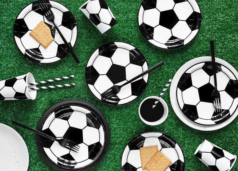 Assiettes de football 18cm 6pcs