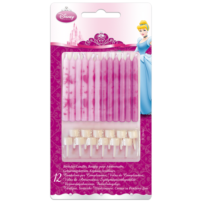 Bougies de princesses 24 pièces