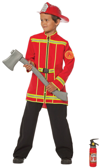 Veste de pompier rouge garçon