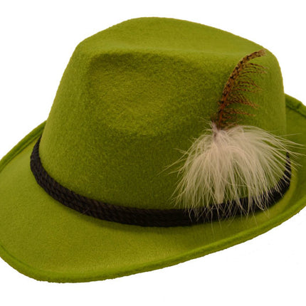 Chapeau Oktoberfest Tiroler Bavaria Vert