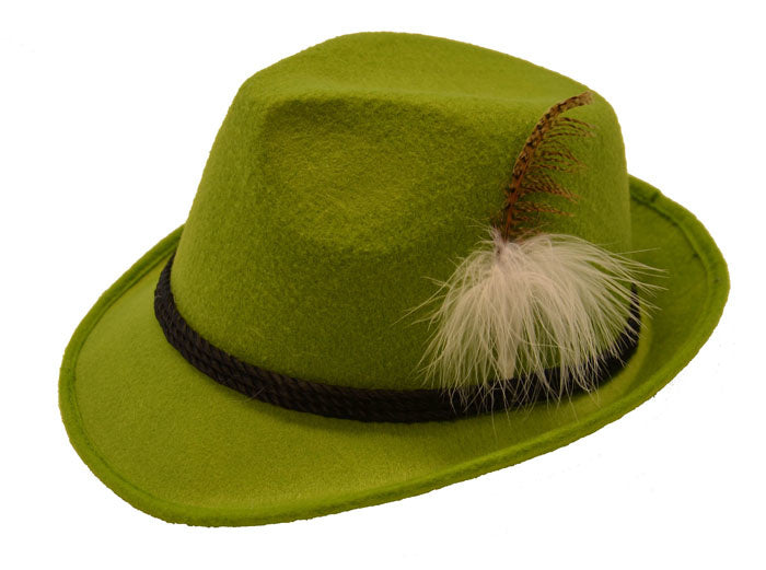 Chapeau Oktoberfest Tiroler Bavaria Vert