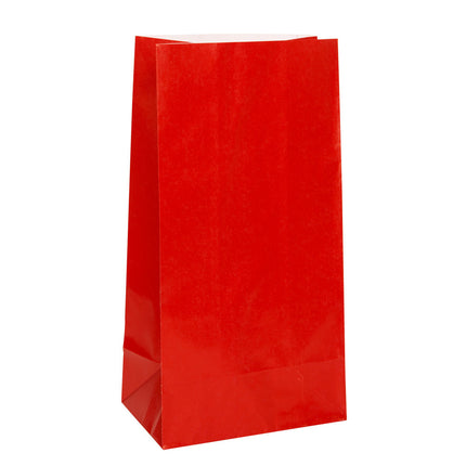 Sacs de fête Rouge 25cm 12pcs