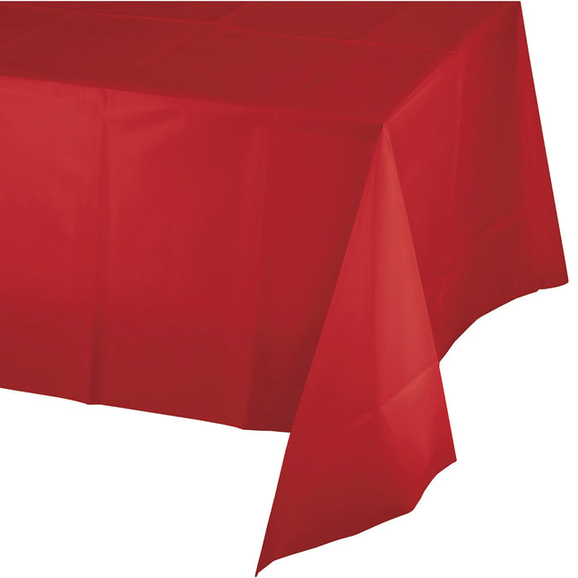 Nappe rouge Platic 2.74m