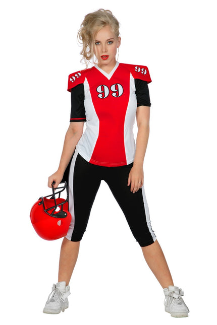 Costume de football américain pour dames