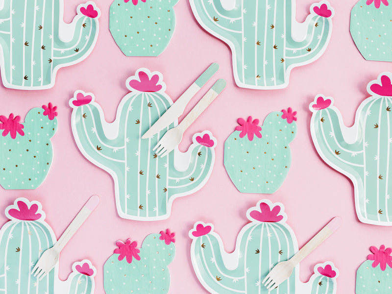 Serviettes de table Cactus 13,5cm 20pcs