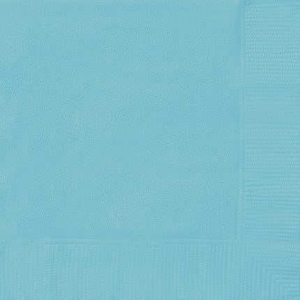 Serviettes de table bleu clair 50pcs