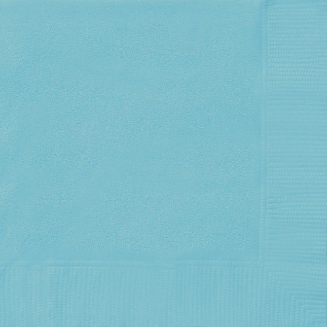 Serviettes de table bleu clair 50pcs