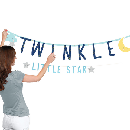 Guirlande de lettres Twinkle Little Star 2 pièces