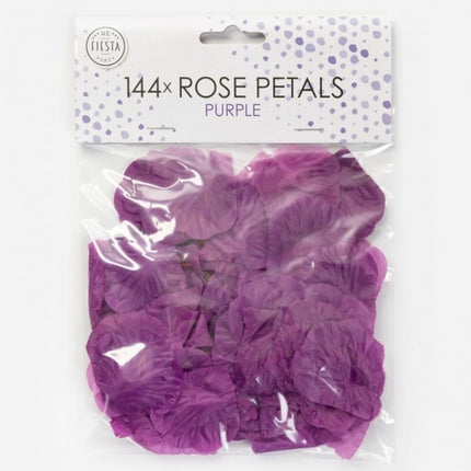 Pétales de roses violettes 144pcs