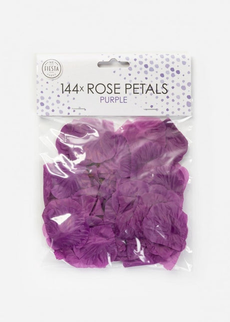 Pétales de roses violettes 144pcs