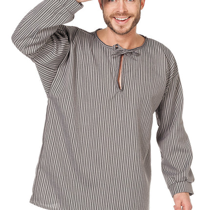 Blouse de fermier Hommes gris