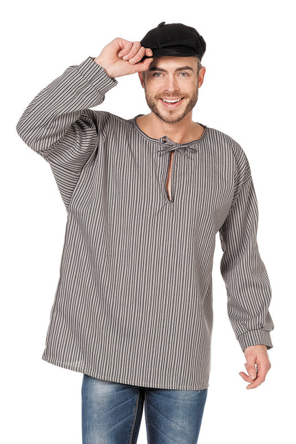 Blouse de fermier Hommes gris