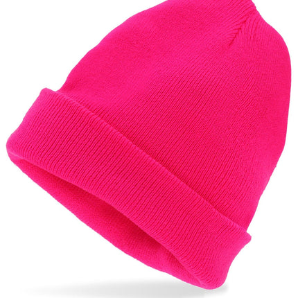 Chapeau rose fluo