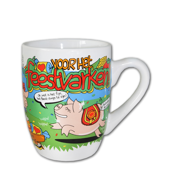 Mug Party Pig 12cm