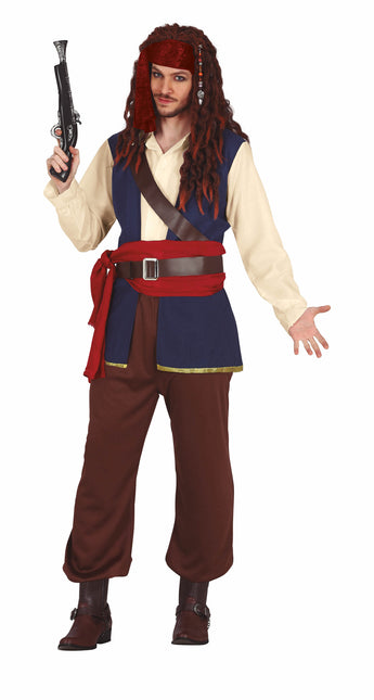 Costume de pirate homme avec ceinture