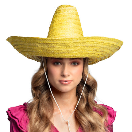 Sombrero jaune 49cm