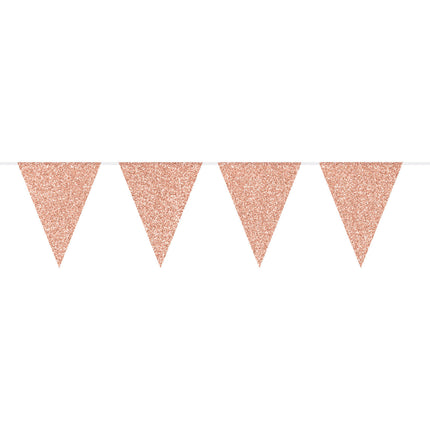 Flagline Rose Gold Glitter 6m