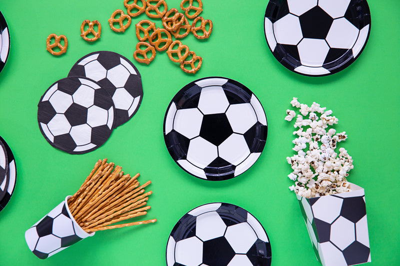 Assiettes de football 18cm 6pcs