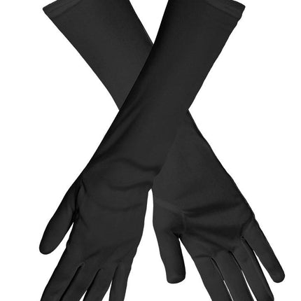 Gants noirs longs