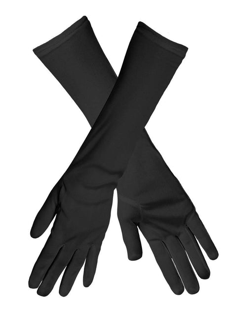 Gants noirs longs