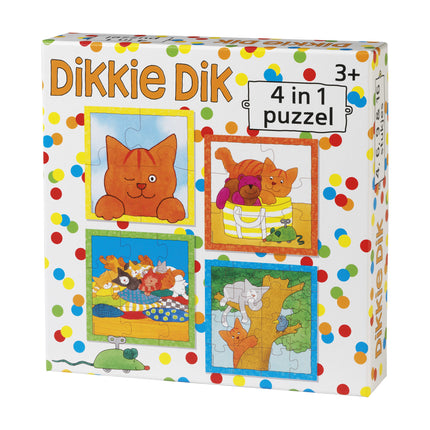 Dikkie Dik 4-en-1 Puzzle