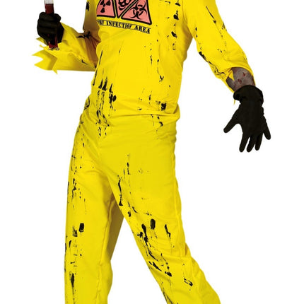 Costume d'Halloween Zombie Homme Radioactive L