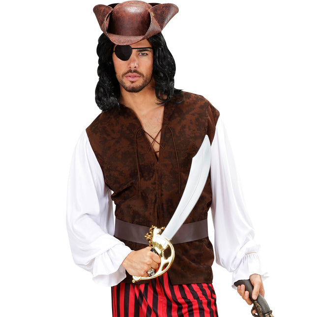 Chemisier Pirate Marron Hommes