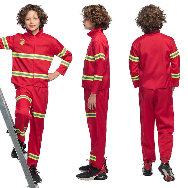 Costume de pompier Enfant Luxe