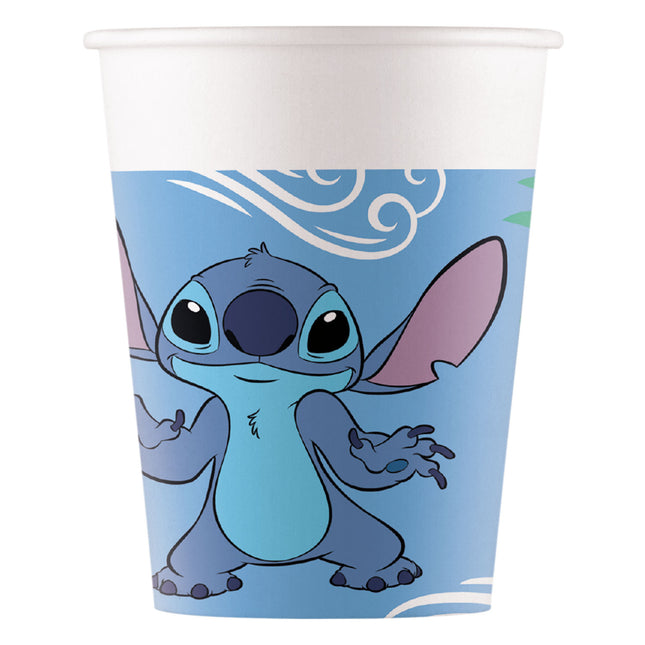 Stitch Cups Paper 200ml 8pcs