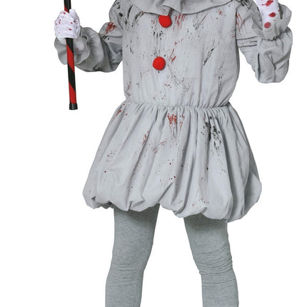 Clown tueur Costume d'Halloween Hommes Gris