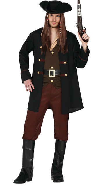 Costume de pirate Hommes Couleurs foncées