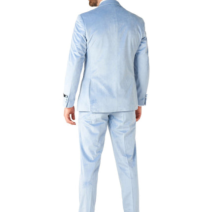 Velours bleu clair Tuxedo hommes <tc>OppoSuits</tc>