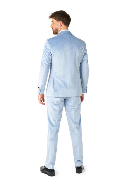 Velours bleu clair Tuxedo hommes OppoSuits