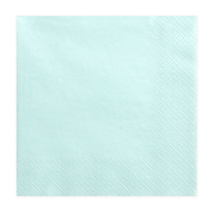 Serviettes Turquoise 33cm 20pcs