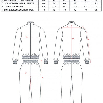 Tracksuit 60's Hommes