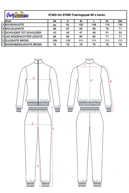 Tracksuit 60's Hommes