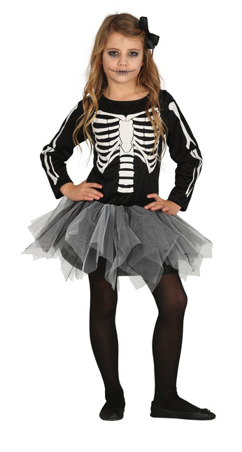 Costume d'Halloween Squelette Tutu fille