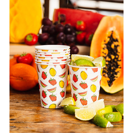 Coupes à fruits en papier 210Ml 8pcs