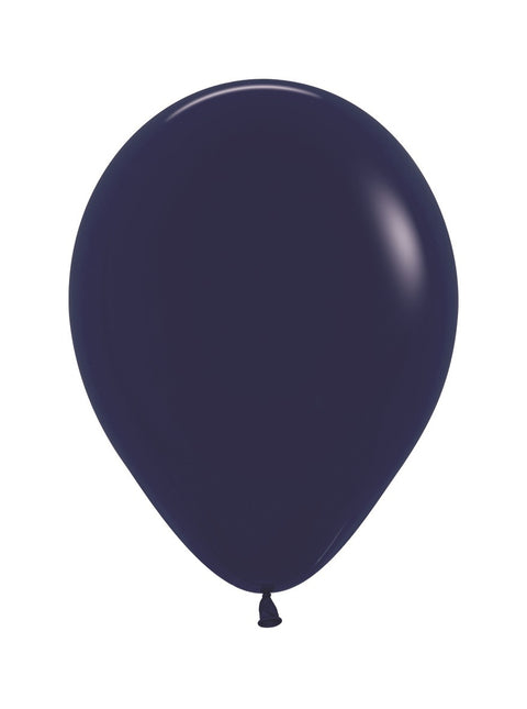 Ballons de baudruche bleu marine 25cm 100pcs